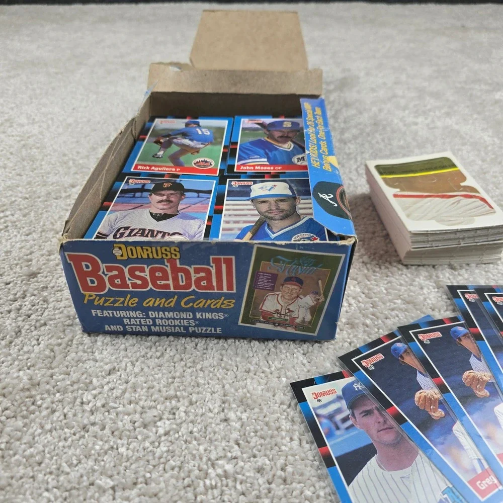 Large Lot‎ Donruss Baseball Cards 1988 Stan Musial Puzzle Cards Stars, HOF, etc.